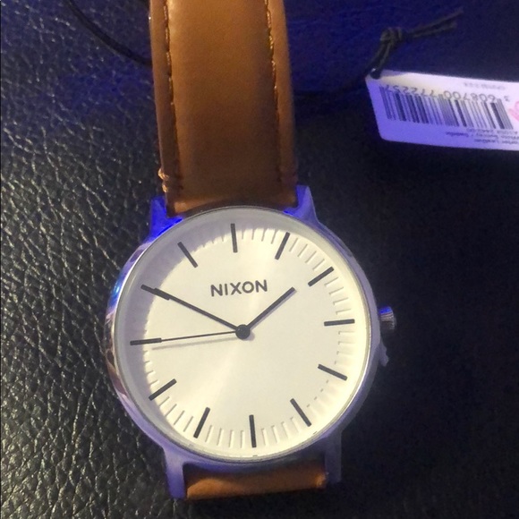 Nixon porter leather watch - Picture 2 of 3